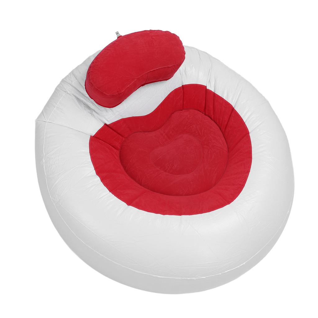 Диван-кресло ПВХ Флокирование Любящее Сердце Моделирование Надувной Мягкий Диван для Гостиной Балкона На Открытом Воздухе