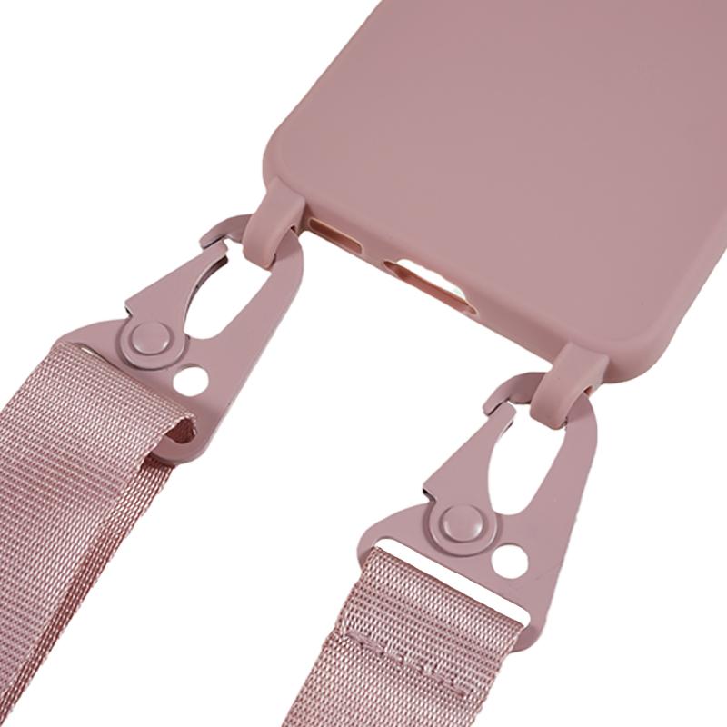 Мягкий ТПУ чехол для телефона Samsung Galaxy S23+ с матовым покрытием, чехол для смартфона с широким шнурком