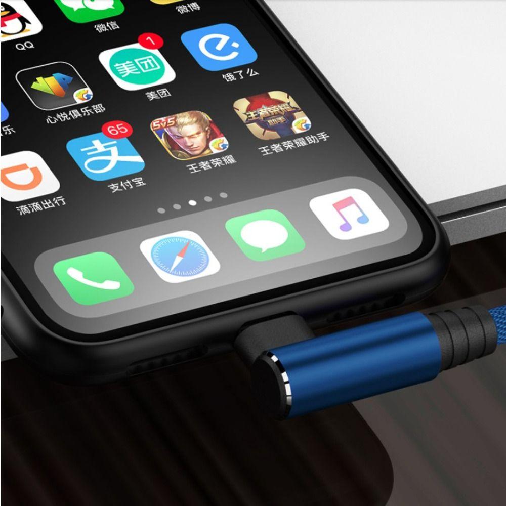 Кабель для быстрой зарядки под прямым углом Кабель Micro USB Провод для мобильного телефона Кабель для передачи данных с углом 90 градусов