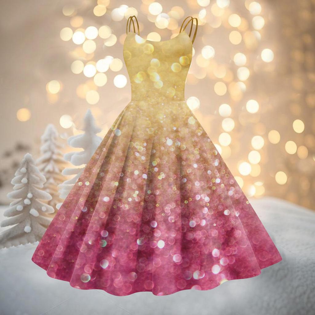 Женское модное рождественское принтованное сексуальное коктейльное платье без бретелек в готическом стиле в стиле панк, винтажное платье.