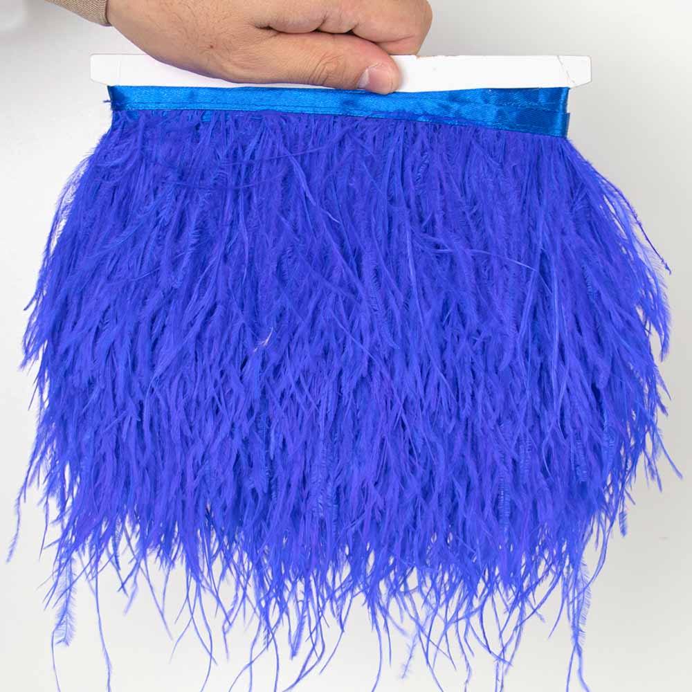 Перо 1 метр Красная отделка из страусиных перьев на тесьме Ленточная бахрома 8-10 см Ткань Юбка Швейные принадлежности Украшение для платья и одежды