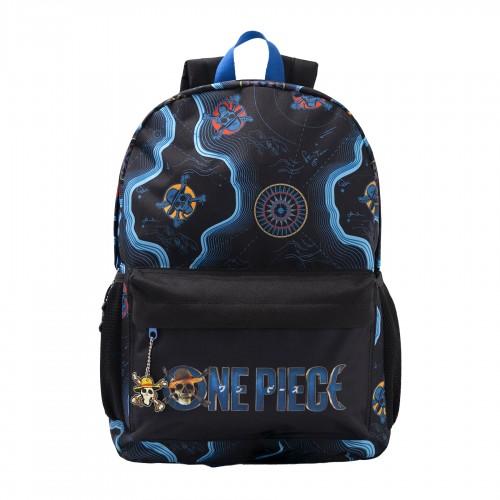 One Piece Childrens/Kids Skull Map Backpack