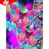 DIY Diamond Mosaic Full Round Drill Animal Butterfly Diamond Painting Embroidery