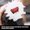 Stainless Steel Barbecue Scraper Bristle Free Bottle Opener Reusable BBQ Grill Scraper  Outdoor