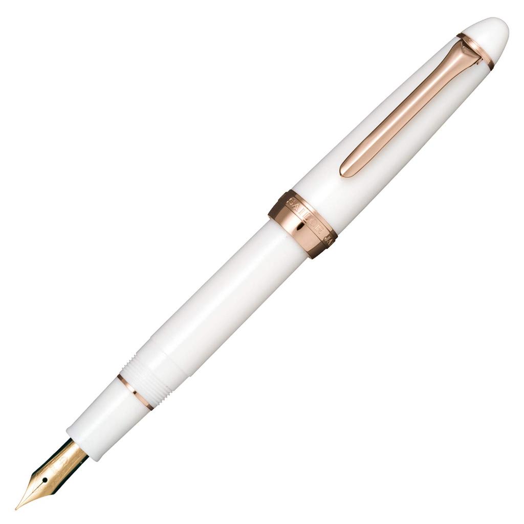 Sailor Fountain Pen Facine Fine Point White 11-0725-210
