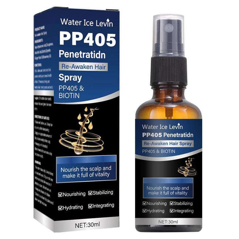 Penetration Re-Awaken Hair Spray with Biotin Nourishing Hydrating Scalp Treatment with Ginger Root Oil Rosemary Oil Hyalur