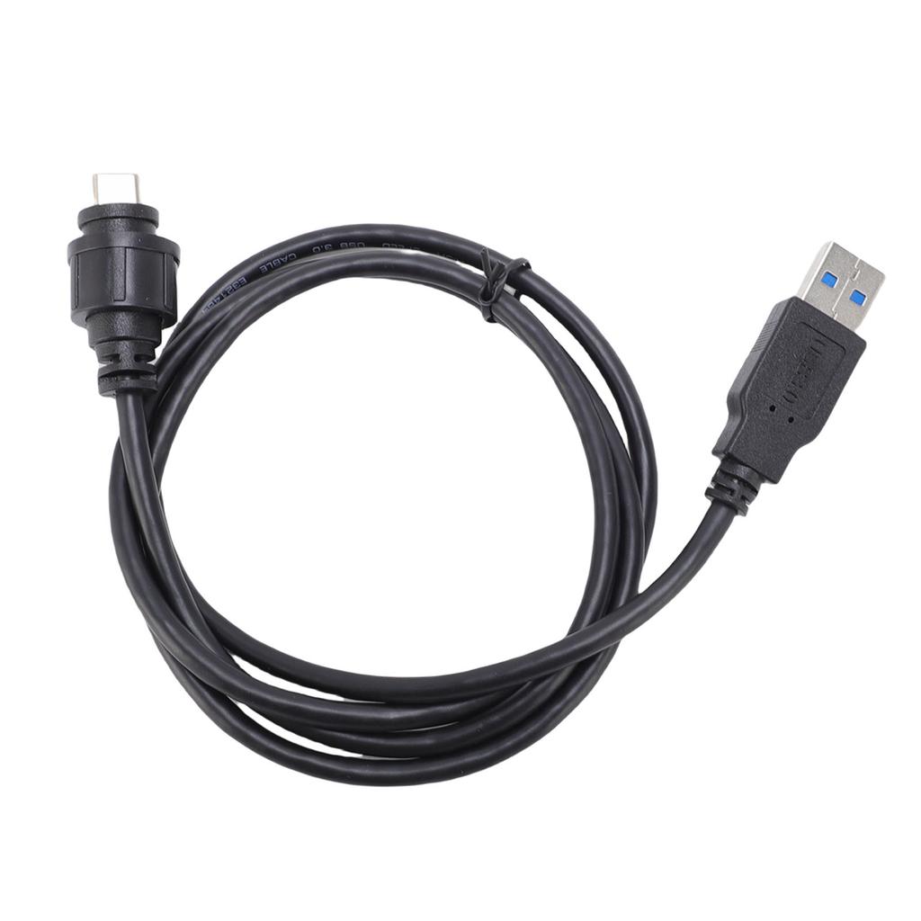 Dashboard Panel Cable 3.3ft USB C To USB 3.0 Threaded Flush Mount Rain Proof Extension Cable for