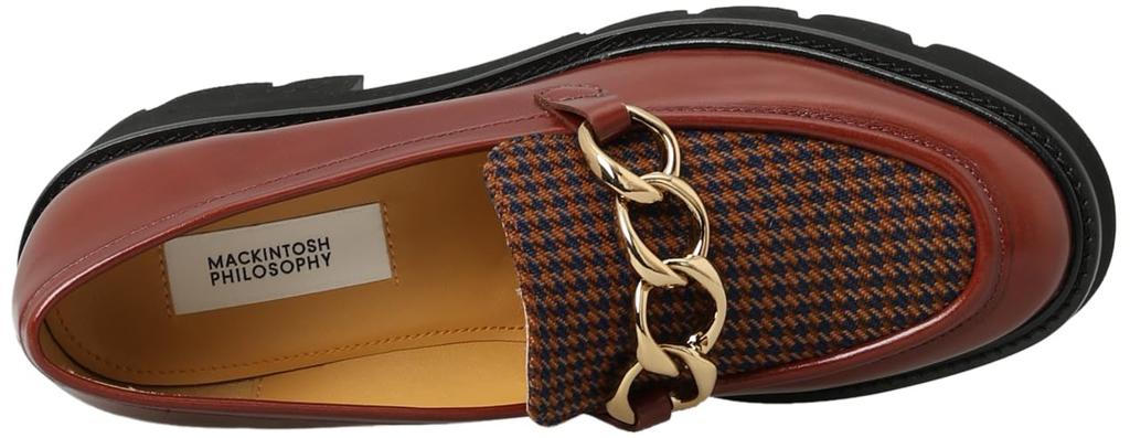 Лоферы с цепочкой, подошва-трактор, 6438 см E [Macintosh Philosophy] Женские BR/ 23.0
