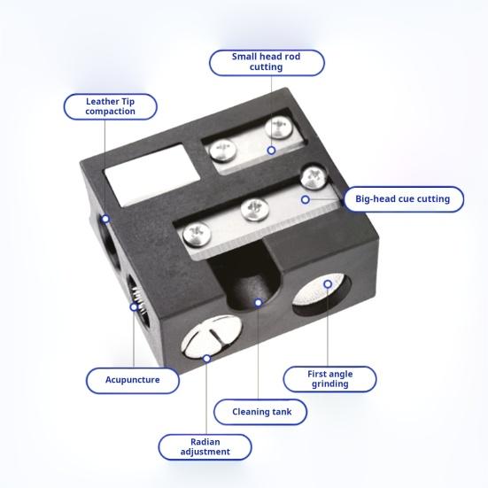 Инструмент для ремонта наконечника кия для снукера, многофункциональный наконечник для бильярдного пула, скребок, формовщик, полировщик, аэратор, профессиональные аксессуары для бильярда