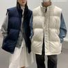 2025 Новый Пуховый Хлопковый Жилет для Пары Женский Осенне-Зимний Свободный Верхняя Одежда Повседневный Модный Жилет Жилет Жилет Куртка