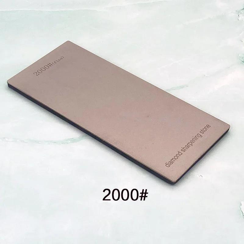 Алмазные точильные камни 120/600/1500/3000 грит Точилка для ножей Нескользящая основа Набор инструментов для заточки кухонных ножей Пластина-хлопья