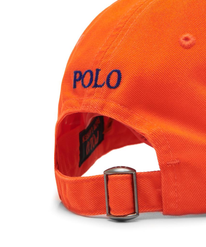 Кепка-бейсболка POLO RALPH LAUREN из хлопка чинос - Оранжевая