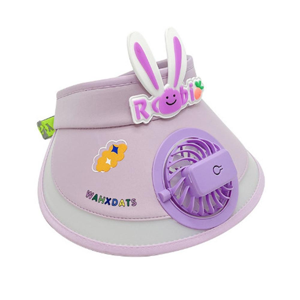 Breathable Kids Sun Hat With Fan Beach Hats Outdoor Visor Children