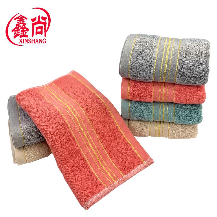 Полотенце работника чистого хлопка золотая проволока сломанная напильником полотенце для лица полотенце для компании Shangchao для дома и благополучия полотенце