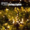 22m 200 LEDs Outdoor Solar String Light With Solar Panel IP65 Waterproof Energy Saving Led Fairy Lights For Garden Path Yard Decoration