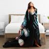Korn Nu Metal Doll Knitted Fashion Blanket Coral Fleece Graffiti Music Korn Art Lightweight Thin Throw Fashion Blankets Bedspreads Portable