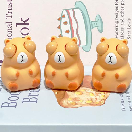 Игрушка для выдавливания глаз, снимающая тревогу, животное, фрукт, овощ, сенсорная игрушка для детей, взрослых, капибара, сова, огурец, ананас, помидор, игрушка для снятия стресса