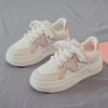Весенние женские белые туфли Dad Shoes на толстой подошве 2025 года — дышащие, увеличивающие рост, универсальные кроссовки для весны и осени