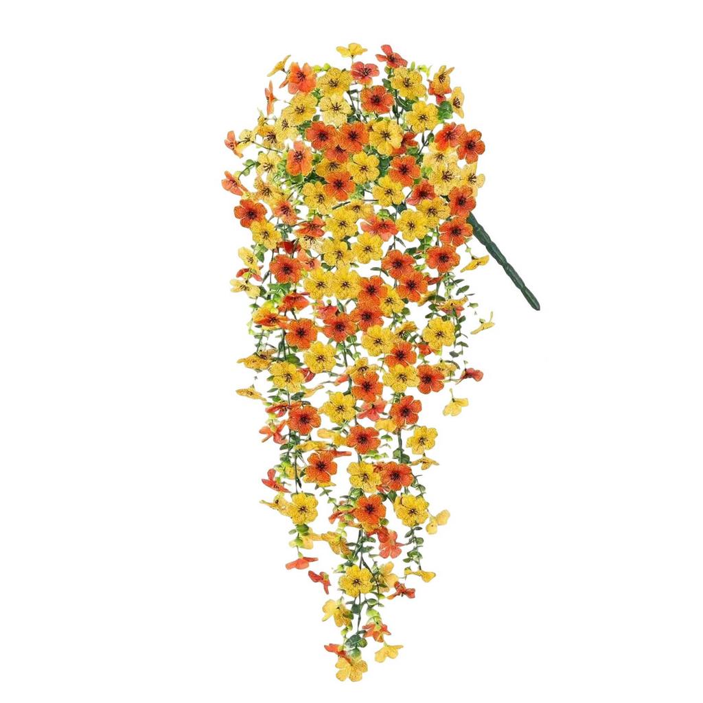 Искусственные цветы для улицы, осенние, имитация зеленых растений для кашпо на крыльце, украшение на День благодарения - искусственные растения для сада, камина, входной двери