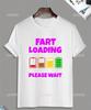 Humor Warning Fart Now Loading Please Stand Back Graphic T-shirt Woman Casual O-neck Loose Tees for Summer Vintage Tops