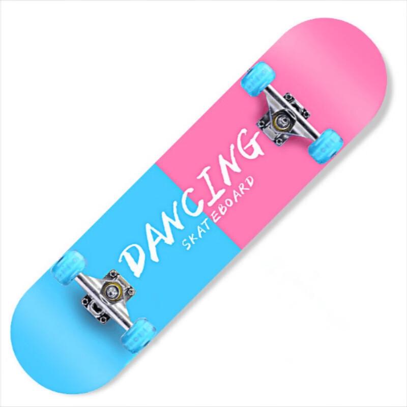 Скейтборд Bojue SK8 с двойным киктейлом и светящимися колесами