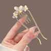 1pc Butterfly U-Shaped Hair Fork Combs Pearl Hair Sticks Hair Clip Hairpins Women Girl Hair Accessories Ornament Styling Tool