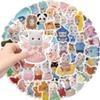 55 шт. Наклейки Calico Critters Милый Мультяшный Кружка Ноутбук Компьютер Багаж Декор Водонепроницаемые Наклейки
