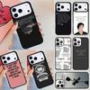Чехол для телефона с цитатами из Дневников вампира для Apple iPhone 17 Air 16E 15 14 Plus 13 12 11 Pro Max Mini Funda Cover