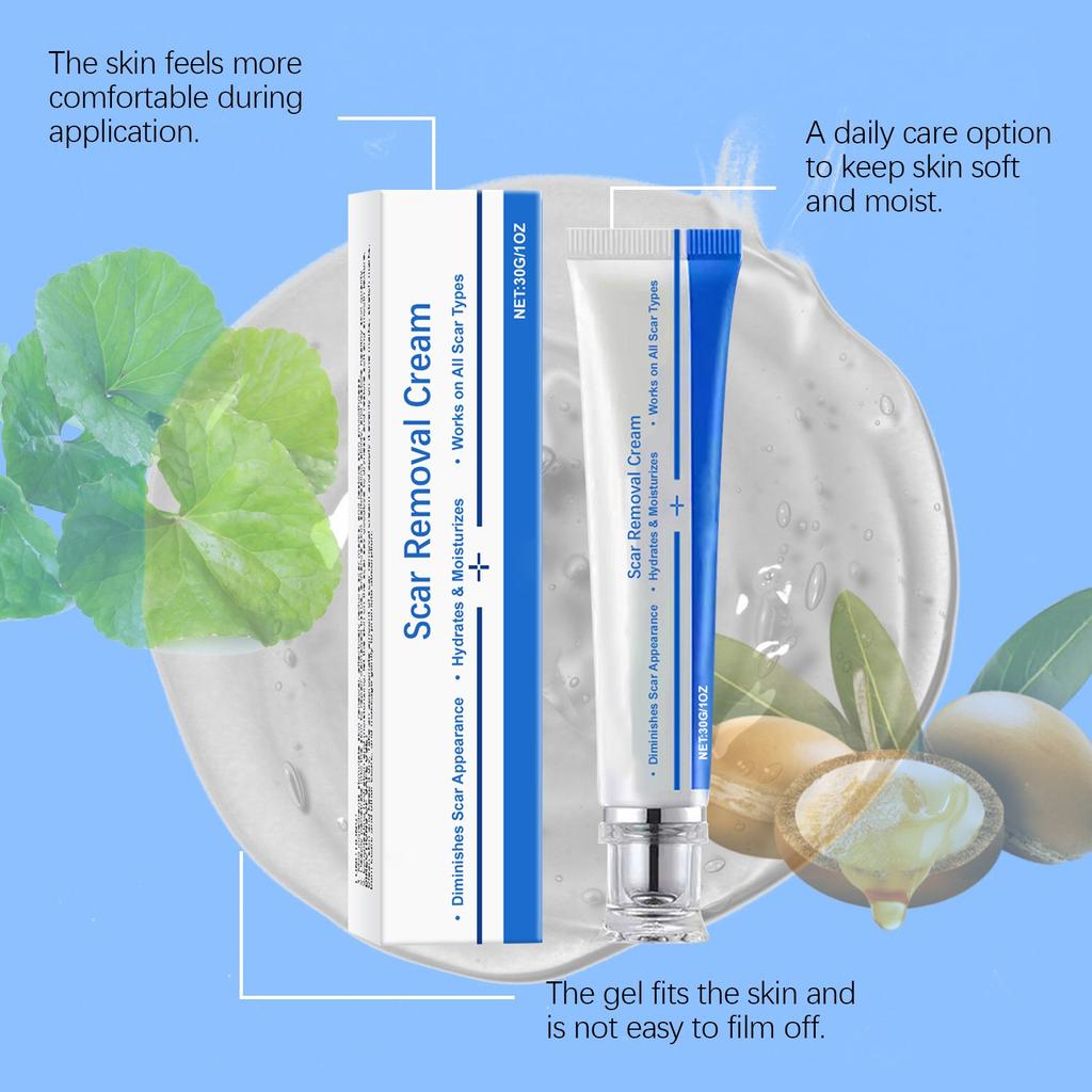 Ухаживающий гель от акне, растяжек, пигментных пятен беременности, отложения меланина, мягкий и успокаивающий, эффективно осветляет следы от шрамов