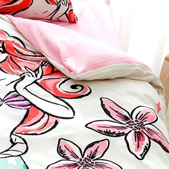 Disney Ariel Duvet Cover Set Duvet for Single Size 3-Piece (Pillowcase, Sheet, Cover) Bed/Futon - SB-61
