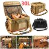 30L Camping Storage Box Outdoor Cooking Utensil Organizer Multifunctional Large Capacity Car Trunk Storage Bag Camping Supplies