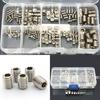 200Pcs M3/4/5/6/8 Stainless Steel Allen Head Socket Hex Set Grub Screw Cup Point