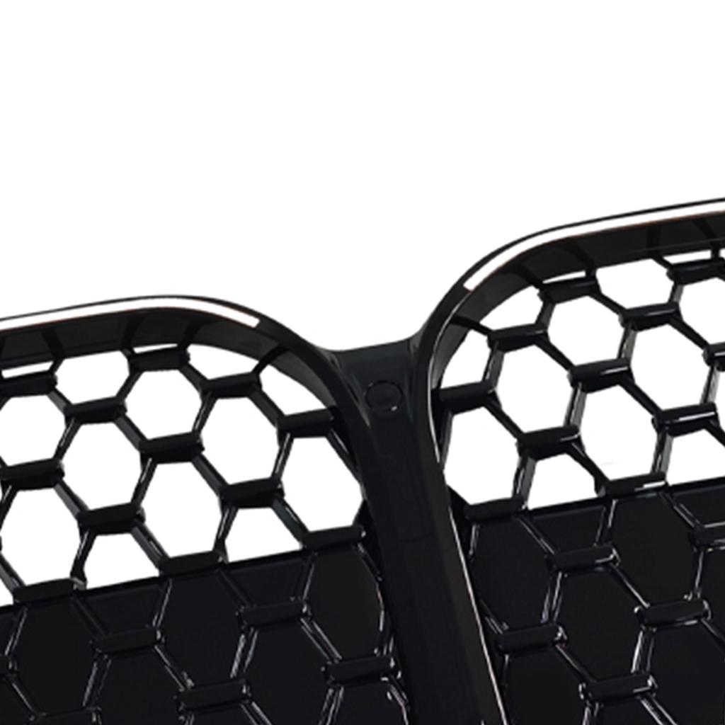 Black Front Bumper Grille Grill Fit BMW 4 Series G22 G23 G82 2020-2025 W/ ACC