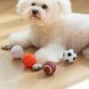Dog Dog Toy, Tug Play for Small Dogs, Squeaky Ball Mini Ball, 4-piece Set, 1 Pack