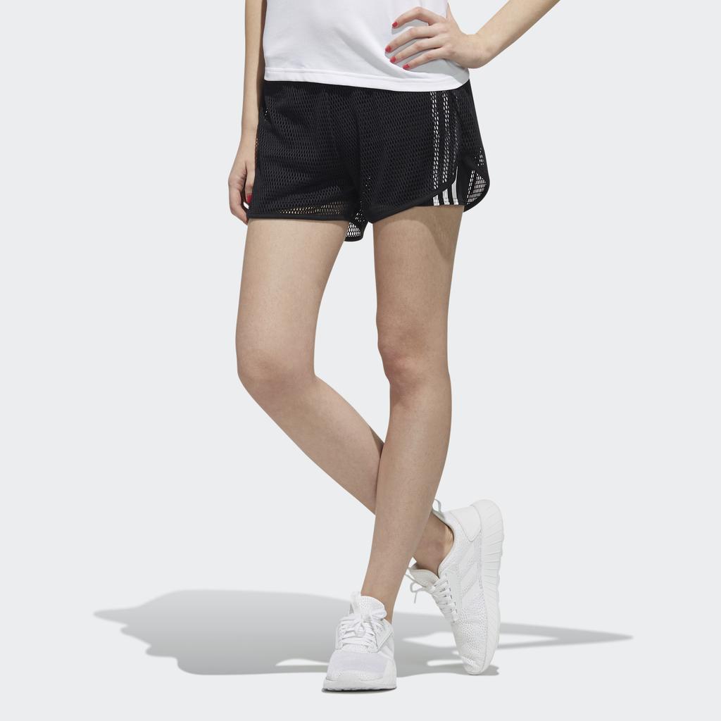 Adidas Шорты Neo W Cs, дышащие, полосатые, облегающие, женские, черные, DW7742