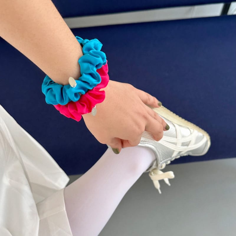 Geegee [1+1] мини-сатиновые резинки для волос - 4 цвета