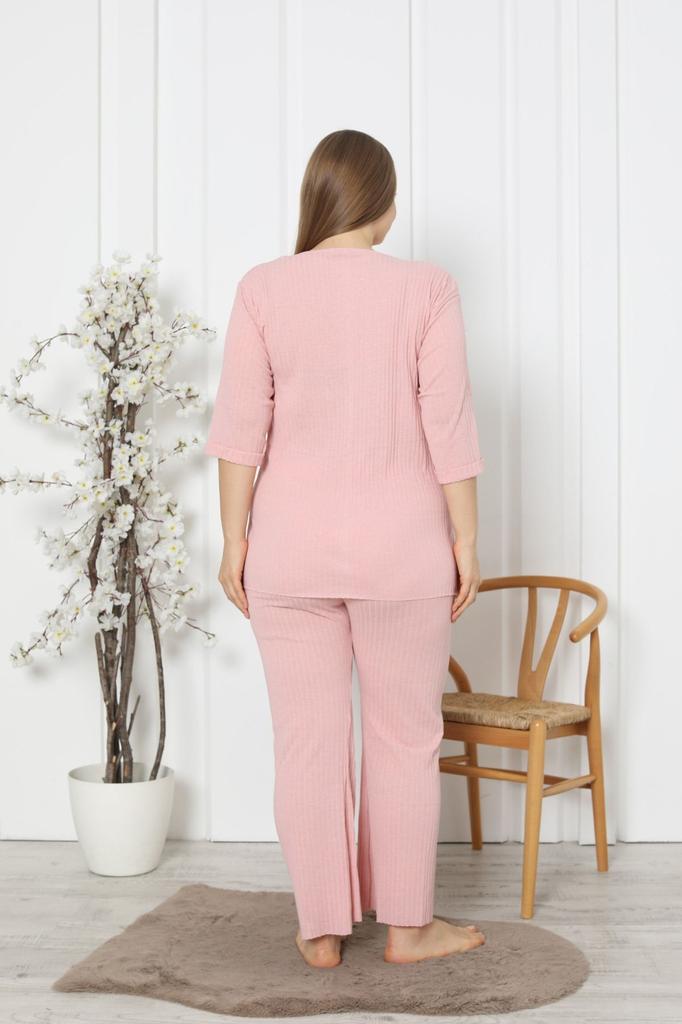 Женский стиль, пижамный комплект больших размеров, сезонный удобный пижамный комплект большого размера