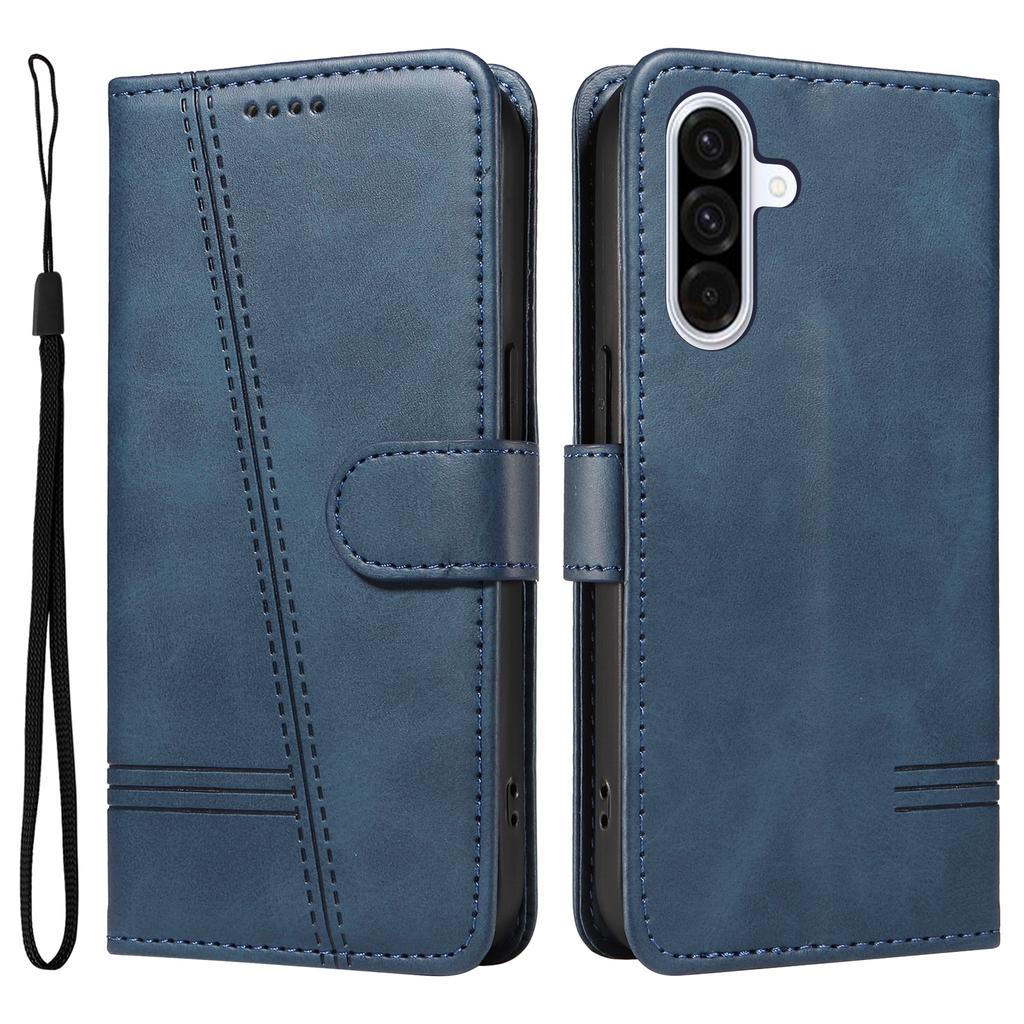 Чехол-кошелек для Samsung Galaxy A56 5G, кожаный чехол для телефона с подставкой, с Т-образными линиями