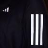 adidas Футболка с длинным рукавом Own The Run с полосатыми цветными блоками, женские топы, черный цвет IN1568