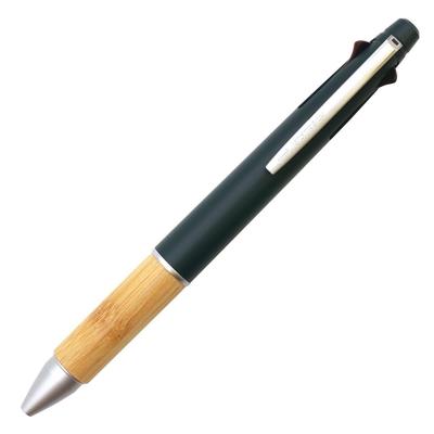 Многофункциональная шариковая ручка Jet Stream BAMBOO 4&1 [орегано-зеленый] MSXE5200B5.
