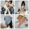 New Windproof Neck Warmer Coldproof Triangular Neckerchief Warm Knitted Scarves Bib Autumn and Winter