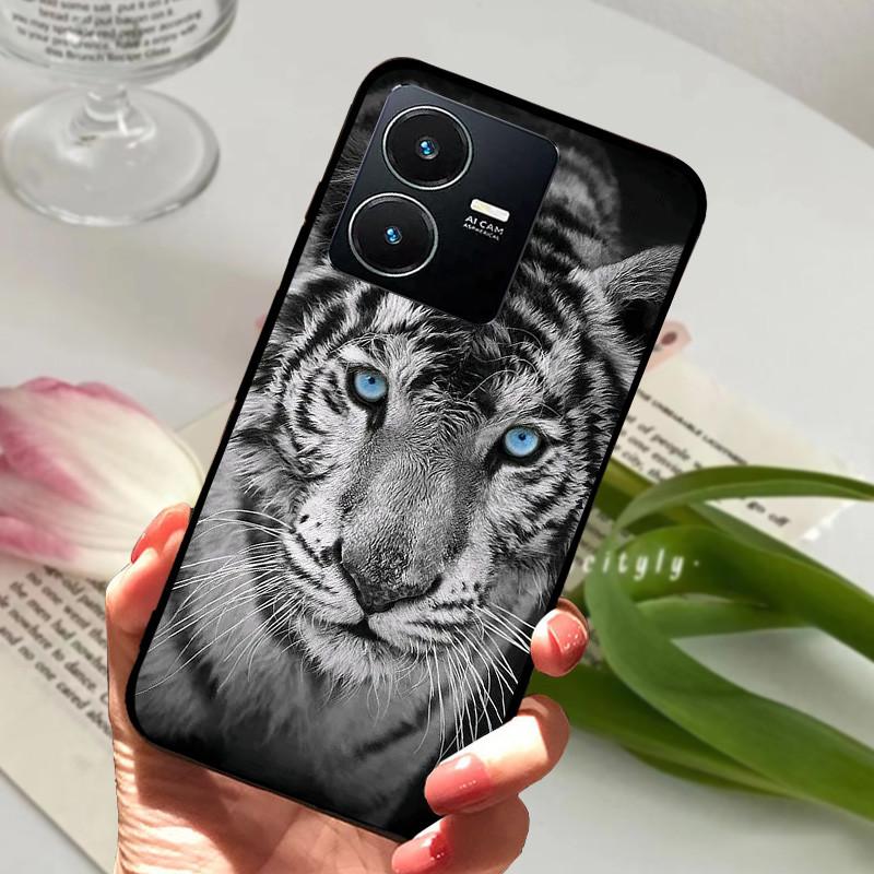 Для Vivo Y22S 2022 Чехол Ударопрочный Мягкий ТПУ Силиконовый Чехол для Телефона Для Vivo Y22 Y 22 V2207 Y22S V2206 Funda Capa Мультяшный Vivoy22