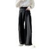 Men's Cool Italian Naples Trousers - Loose, Wide-Leg Design with a Draped Style