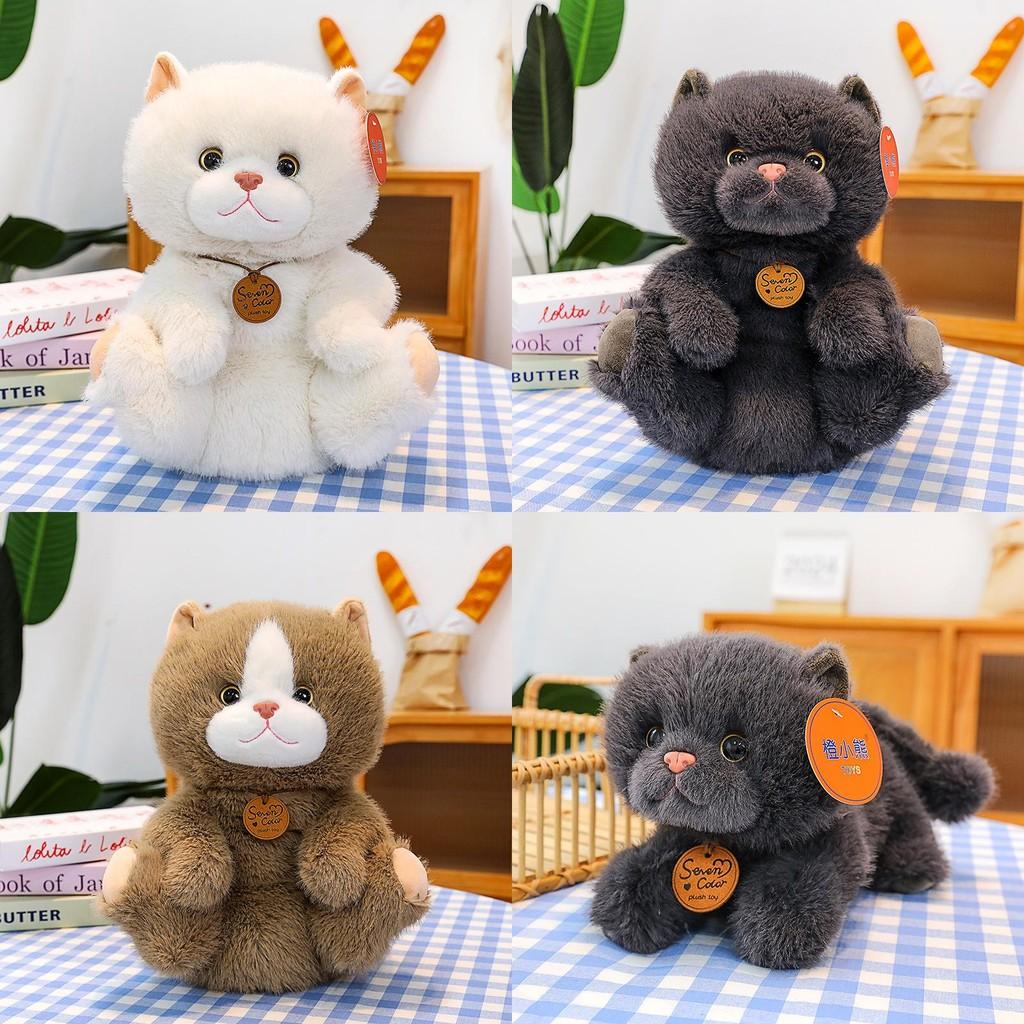 Cat Plush Toy Adorable Stuffed Doll Kids Collectors Gift Decoration Bedroom
