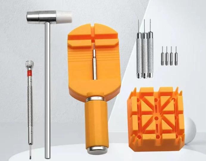 1 Набор Инструмент для ремонта часов Инструмент для удаления звеньев браслета часов Инструмент для регулировки браслета Инструменты для профессиональных часовщиков