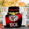 Sport Lisboa e Benfica printed throw blanket—soft,warm;versatile blanket for all seasons—perfect as &air-conditioning throw,nap blanket