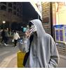Мужской свитер-кардиган с воротником-стойкой на весну и осень — мода High Street, свободный крой, унисекс