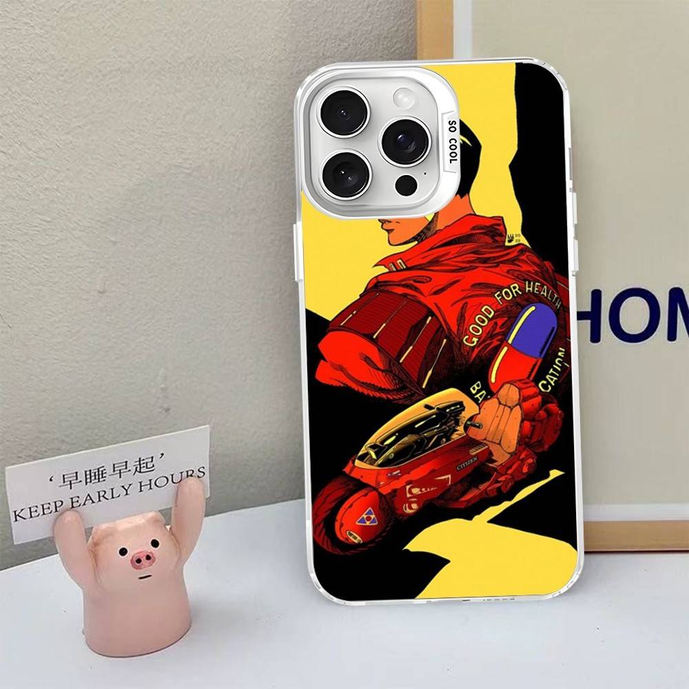 Japanese Anime A-akira Cartoon Phone Case For IPhone 16 15 14 13 12 11 Pro Max X XR XSMAX 8 7 Plus Matte Shockproof Back Cover