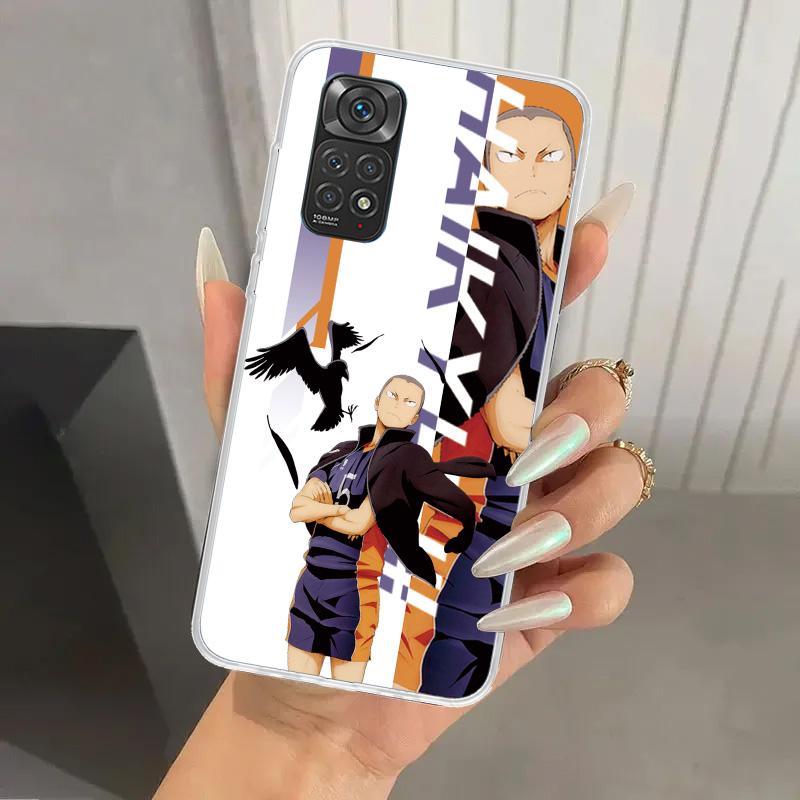 Чехол для телефона Haikyuu Oya School Volleyball для Xiaomi Redmi Note 15 14 14S 13 12S 12 Pro 11S 11 Plus 11T 11E 10S Мягкий Funda