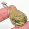 Bumble Bee Jasper Handmade 925 Sterling Silver Gift Pendant 1.97" Q8L77